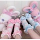 Sheep Puff Vintage Polka Dot Platform Shoes(Reservation/4 Colours/Full Payment Without Shipping)